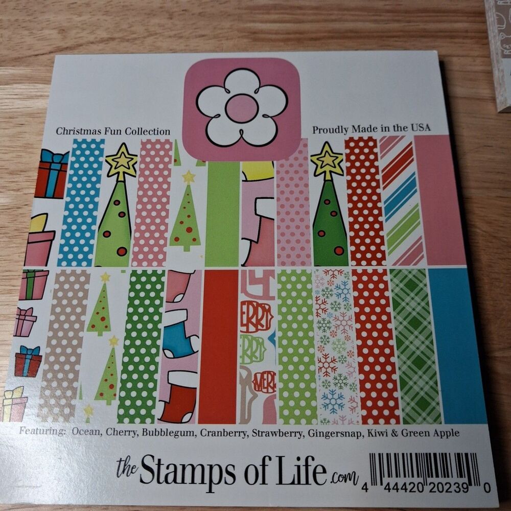 6x6 Paper Pad Destash 7 Complete Pads Stamps of Life Stampin Up Pink & Main - Picture 11 of 13